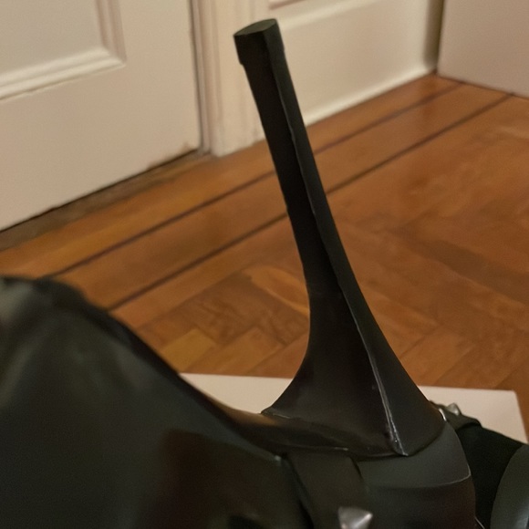 Burberry Studded Stiletto Moto Booties - Picture 5 of 10